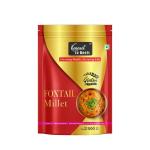 Konnect to Roots Foxtail Millets 100% Natural & Gluten Free | Cooks in 15mins | (Kaon/Kang/Kangni/Kakum/Navani /Thinai) | Siridhanya Millets, High Protein & high Fiber than Rice Native Low GI Millet -500gm (Pack of1)