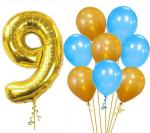 FANEX Solid Latex Foil and Metallic Balloon (Pack of 21)