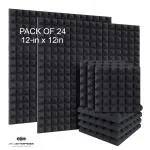 Black Pyramid Acoustic Foam