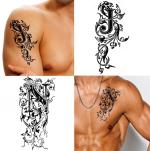 Ordershock Waterproof JN Name Letter Temporary Body Tattoo (Pack of 2)