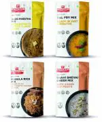 Tanawade's SMART FOOD Special Meal Instant Aloo Paratha, Dal Fry, Masala Rice, Shahi Shevai Kheer Mix, Ready To Cook, Home Food And Flavours - Pack Of 4
