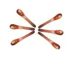 Arman Spoons Brown Wood Tea Spoon - 17Cm (Pack Of 6)