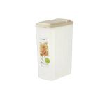 Lock & Lock Transparent Plastic Container with Ivory Flip Lid 2.4 L