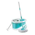 Prestige CleanHome PSB 10 Magic Mop with 2 Mop-heads and Twin Buckets (Blue)