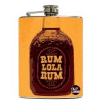 Nutcase Rum Lola Rum Stainless Steel Hip Flask 240 ml with Free Funnel