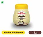 SHREE DWARKADHISH 1 Litre Premium Desi Buffalo Ghee | Immunity Booster Pure Buffalo Ghee| Pure Ghee (Pack of 1)