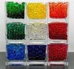 Kuhu Creations Pearl Shape Water Absorbing Crystal Mud Soil Aqua Balls (Pack of 12 Small Bags)