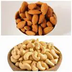 VOC Mart Premium Cashew Nuts - Almonds Combo 1 Kg | Lowest Price | Best Quality | Zero Cholesterol