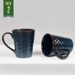 LOVEUNLIMITED Microwave safe Ceramic 250 ml Premium Tea/Milk/Coffees (Set of 2) Ceramic Coffee Ceramic Coffee Mug  (250 ml, Pack of 2)