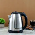 Wonderchef Crescent Electric Kettle, Stainless Steel Interior, Safety Locking Lid- 1.8L, 1800W