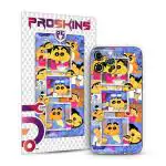 PROSKINS - ShinChan Comic 3D Textured Mobile Back Skin/Sticker Only for OnePlus Nord 2 (Pack of 1)