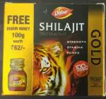 Dabur Shilajit Gold Capsules 20 Pc Capsules With Honey For Stamina and Power