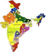 Childgossip New Map Of India With Union Territory Educational Puzzle For Kids board Game (Multicolor)