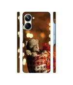 Casotec Teddy In Cup Design 3D Printed Hard Back Case Cover for Realme 10 Pro 5G