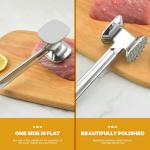 SHREEJI SALES Two Sided Hammer Meat Tenderizer Steak Beef Chicken Pounders Cooking Tools