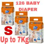 7 SOFT Everyday Baby Pants Dipers with Wetness Indicator, Silky Soft, Up to 7 kg - L (Pack Of 3)