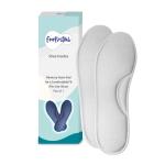 Footvital Memory Foam Shoe Insoles Supports Heel & Absorbs Foot Sweat, Lightweight for Men & Women-Grey (1 Pair)(Size-7)