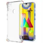 Mobile Mantra Transparent Silicone Back Case Cover For Samsung Galaxy M31