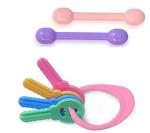 Manan Shopee Kids Multicolor Silicone 2 In 1 Tooth Sooter Teether