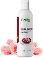 Edith Naturals 100% Pure & Natural Rose Water Spray For Face, Skin & Hair - Steam Distilled Men & Women (100 ml)