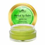 Mexmy Green Tea Lip Balm || With Green Tea Ext, Honey, Pure Beeswax, Coconut Oil,