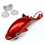HEMIZA Corded Electric Dolphin Handheld Massager with Vibration, Magnetic, Far Infrared Therapy