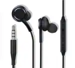 Winheart Bass in-Ear Wired Earphones with Mic Compatible for All Oppo/Vivo/Mi Mobiles Phones, 3.5mm, braided wire jack (Black)