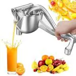 VISH CREATION Aluminum Lemon Squeezer, Citrus Juicer, Manual Hand Press Juicer Aluminum Steel Manual Fruit Juicer Hand juicer, Instant Vegetable & Fruit Mixer Orange, Watermelon, Hand Press Juice Machine for Home