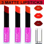 OUR BEAUTY Multicolor Soft And Smooth Touch Velvet Matte Lip Color Combo 89, 10.5 G (Pack Of 3)