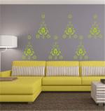 NULOMI Wall Stencil Painting for Home Decoration-(12 * 12)
