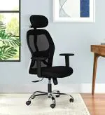 Ample Seating's Matrix High Back Ergonomic Chair with 2D Adjustable armrest, Multilocking Knee Tilt Mechanism and Heavy Chrome Base