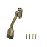 Volo Antique Heavy Duty Curved Door Stopper with Screw 5 inch