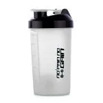 Magic Plus No Pain No Gain Sports Gym Fitness Shaker Bottle Perfect for Protein Shakes and Pre Workout with Plastic Whisk Mixer Ball for Smooth Mix | Orange - 700 Ml (White)