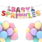 Festiko Baby Sprinkles Combo (Set of 26 Pcs), Baby Shower Decorations Items, Welcome Baby Decorations