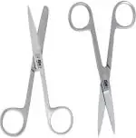 Alis Silver Stainless Steel Surgical Scissor Dressing Sharp Blunt 6 Inch Scissors (Pack Of 2)