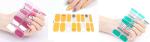 Secret Lives Semi Cured Gel Nail Polish Sticker Set Quick and Easy Salon Quality Manicures Works with Any UV Lamp, Long Lasting - Includes 3 Nail File, 3 Prep Pad and 3 Cuticle Stick