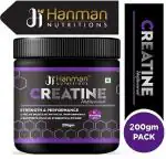 Hanman Nutritions Creatine Monohydrate Build Muscle Increase Muslce Power, Boost Strength (200g)