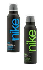 Nike Ultra Blue/Ultra Green Deodorant For Men (Pack Of 2) 200Ml Each