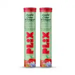 PLIX THE PLANT FIX Probiotics+ Apple Cider Vinegar 15 Effervescent Tablets Pack Of 2