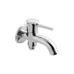 Thoisewelt Silver Brass 2 In 1 Faucet Hand Shower Long Body Jet Spray Connector