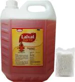 WQT LALVAT Pooja Oil 5000 ML With Diya Batti For Diya and Religious Ceremonies