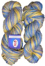 Simi Enterprise Blueberry Wool Craze Wool, Hank Hand Knitting Wool, Art Craft Soft Fingering Crochet Hook Yarn, Needle Knitting Yarn Thread Dyed, 400 G