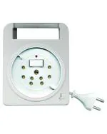 Anchor by Panasonic White Plastic 2 Pin 6A Dyna Flexicord Socket