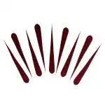 Comet Busters Beautiful Handcrafted Maroon Velvet Tilak Bindis (30mm) (BIN1785) Pack of 1