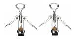 FIRST FRONT Stainless Steel Wine Opener With Free Gift , Multicolour, (Pack of 2)