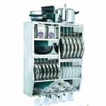 BOBBY S.S. Kitchen Utensil Rack/Stand - Size: 24 x 24 Inch