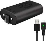 Microware 1400 mAh Battery Rechargeable Pack for Xbox One or S or X or Elite Controller