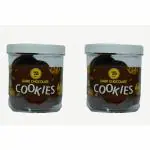 GANGURAMS CAKE RMON Dark chocolate cookies 180 gm each(Pack of 2)