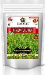Sansar Green Grass Full Diet, Essential Organic Fertilizer For Grass Plants, Double Filtered with All Required Nutrients and Active Micro-Organism for fast Growth Fertilizer (0.9 kg, Powder)