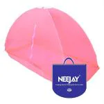 NEEJAY Pink Self Standing and Foldable Mosquito Net 180 x 120 x 130 cm